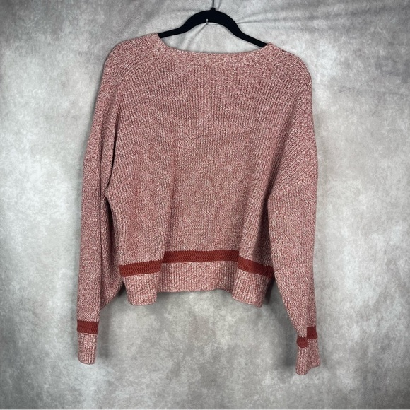 Sweaty Betty Sunday Marl Cotton Knitted Sweater In Brown Women's Size US 8 - Picture 6 of 7